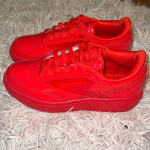 I am selling these cute and bright Cardi B Reebok shoes!